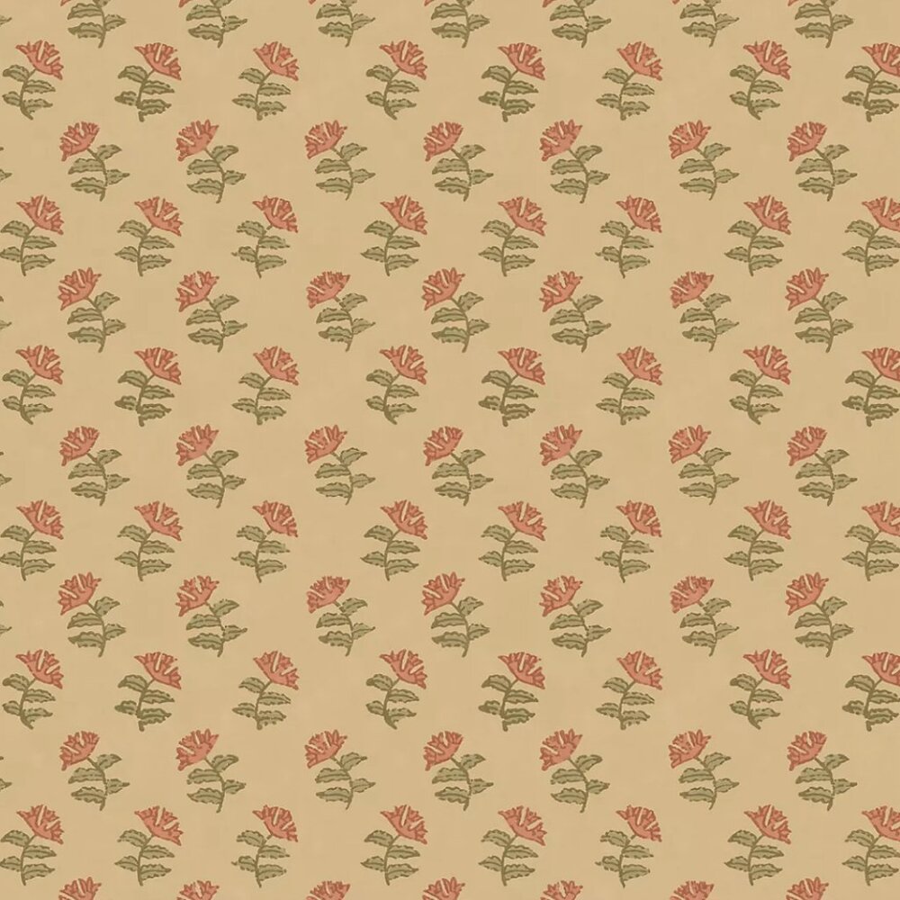 Mulberry Home Mulberry Sprig Wallpaper Roll – 70cm x 10m – Beige - NEW/Sealed